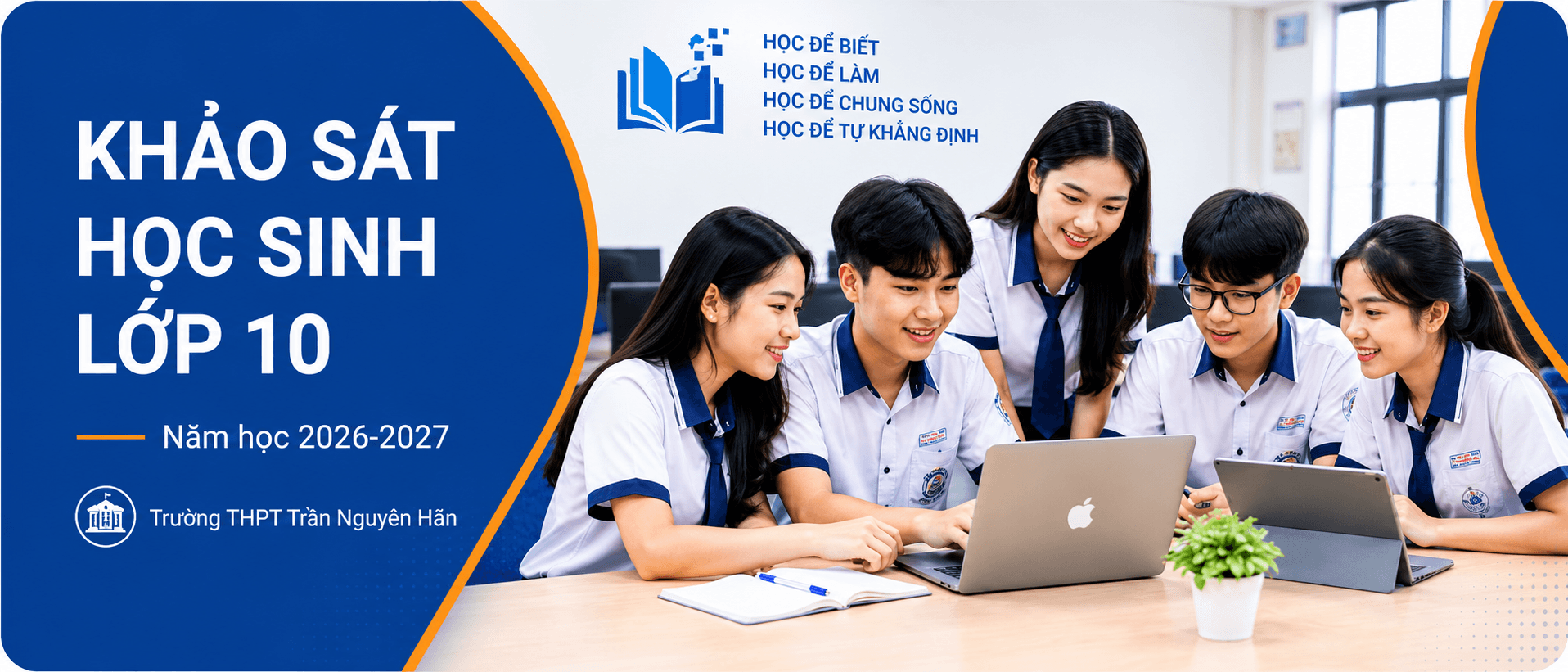 Khảo sát học sinh lớp 10 năm học 2026-2027